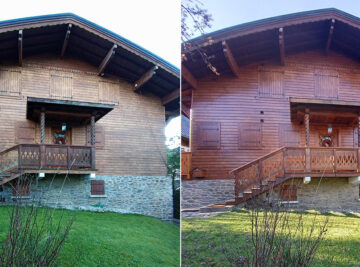 peinture chalet Anzère